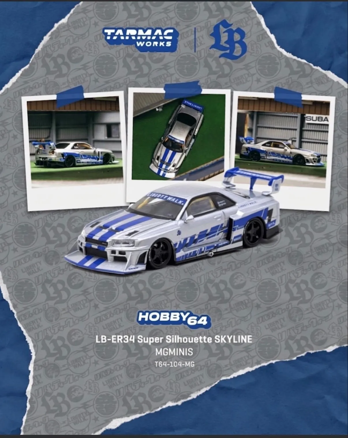 LB-ER34 Super Silhouette SKYLINE MGMINIS