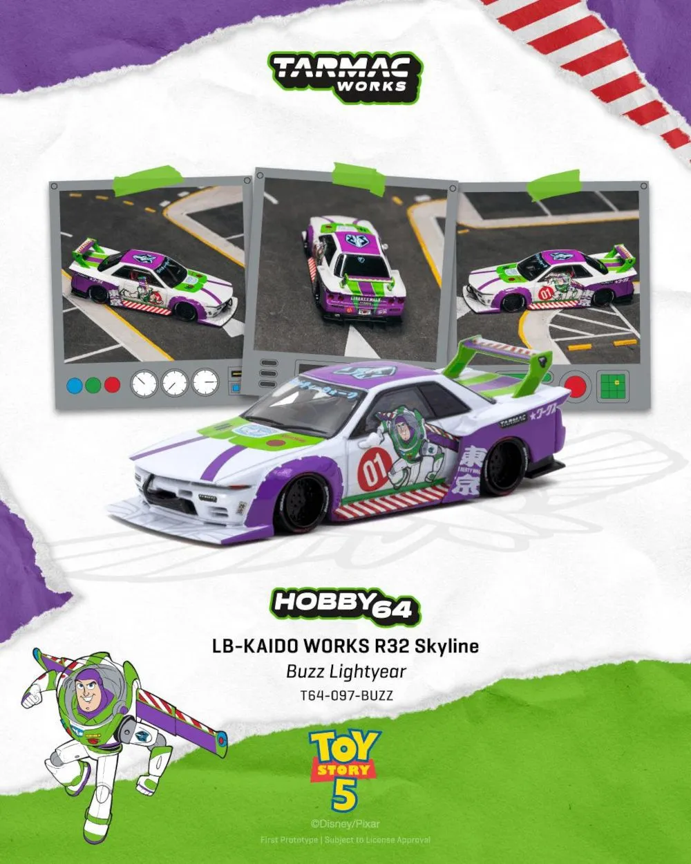 LB-KAIDO WORKS R32 Skyline Buzz Lightyear