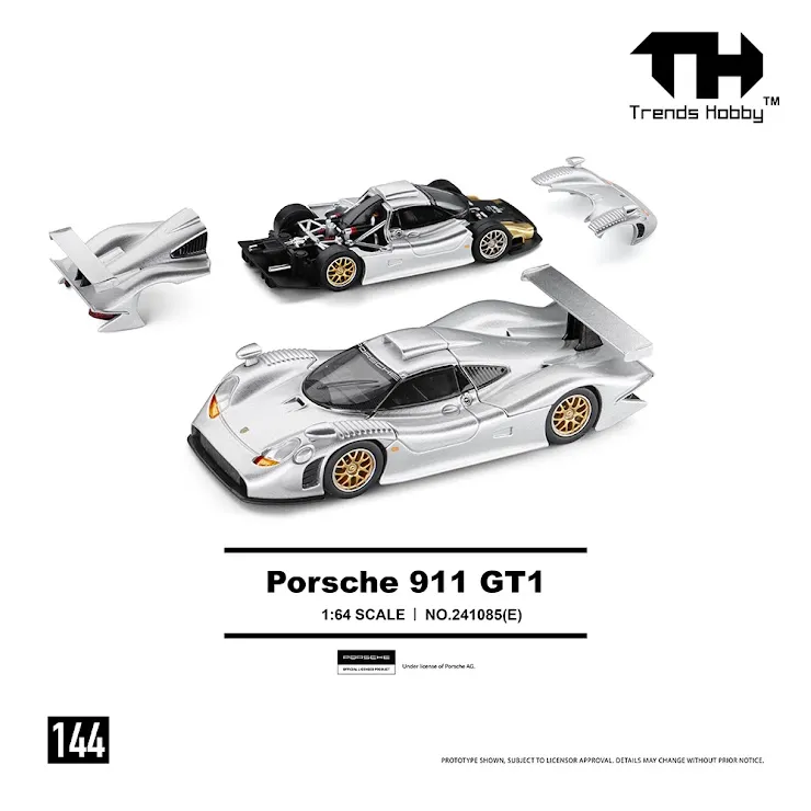 Porsche 911 GT1 1998 Silver